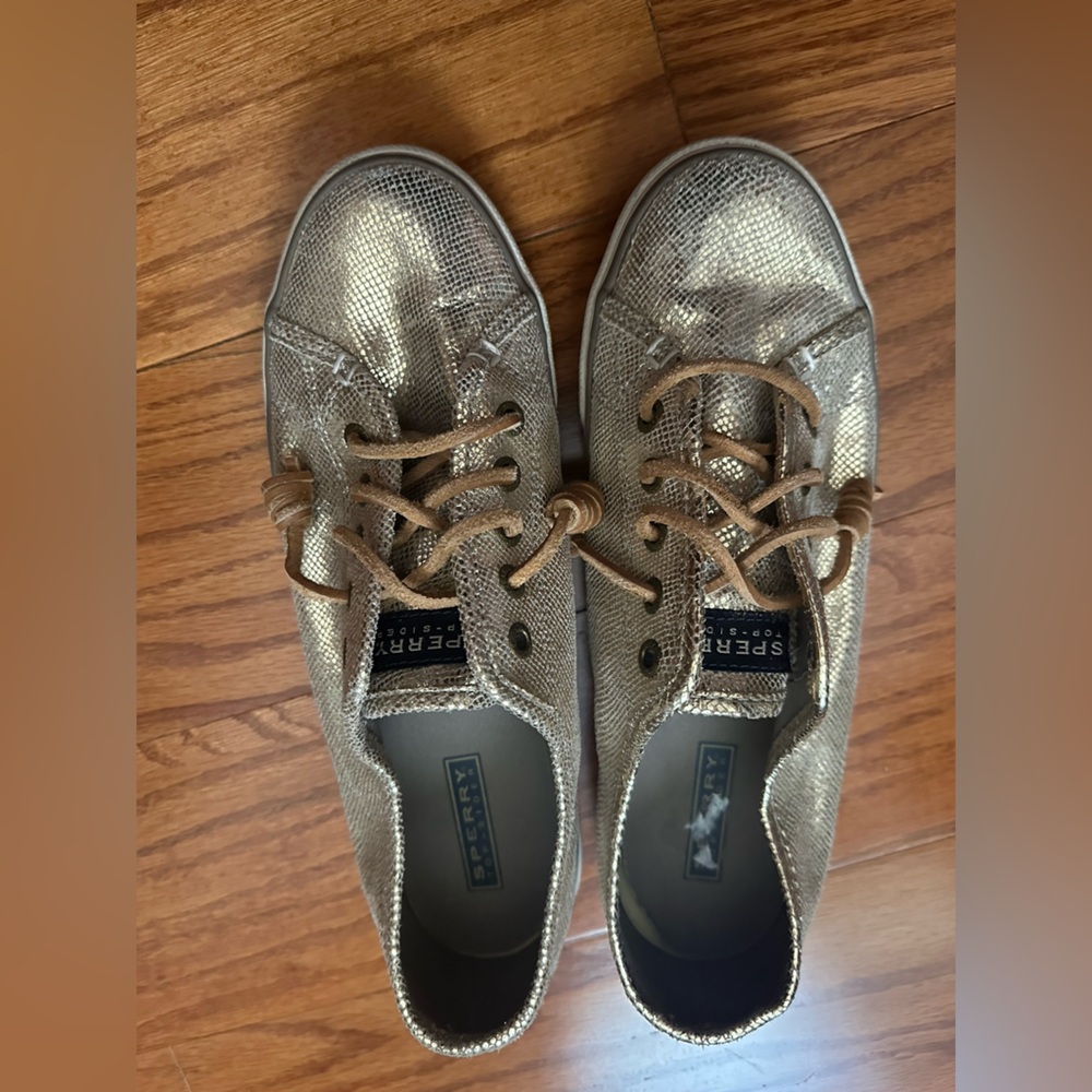 Sperry Seacoast Metallic Python Embossed Sneaker - image 7